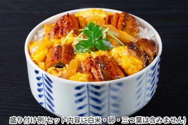 卵ふんわり　ご飯にのせてうな玉丼